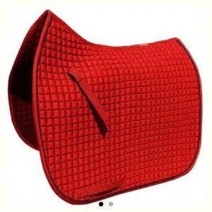 Dressage PRI English saddle pad- RED